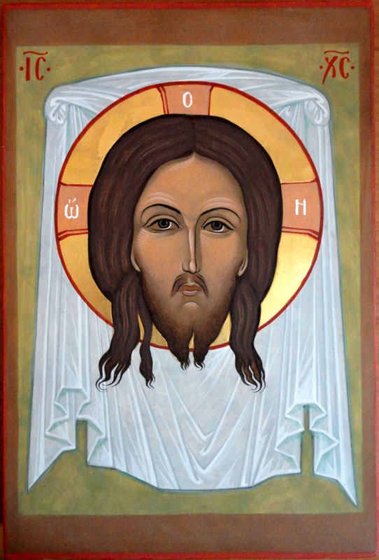 Нерукотворный обаз Иисуса Христа на убрусе - Сергей Аксёнов, живопись, иконы, художественная фотография